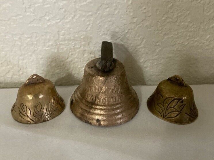 Vintage Solid Brass Bells