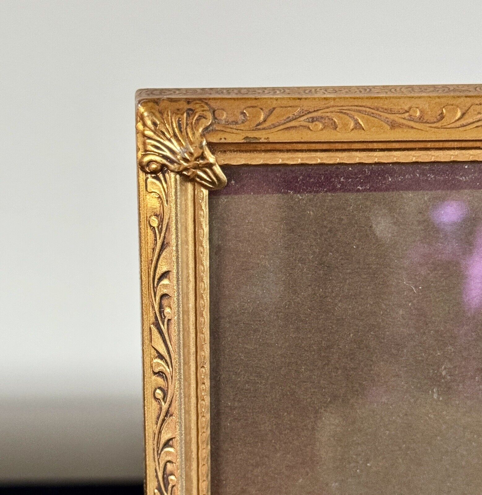 Vintage Hollywood Regency Picture Frame ~ Ornate Gold Filigree ~ 8x10