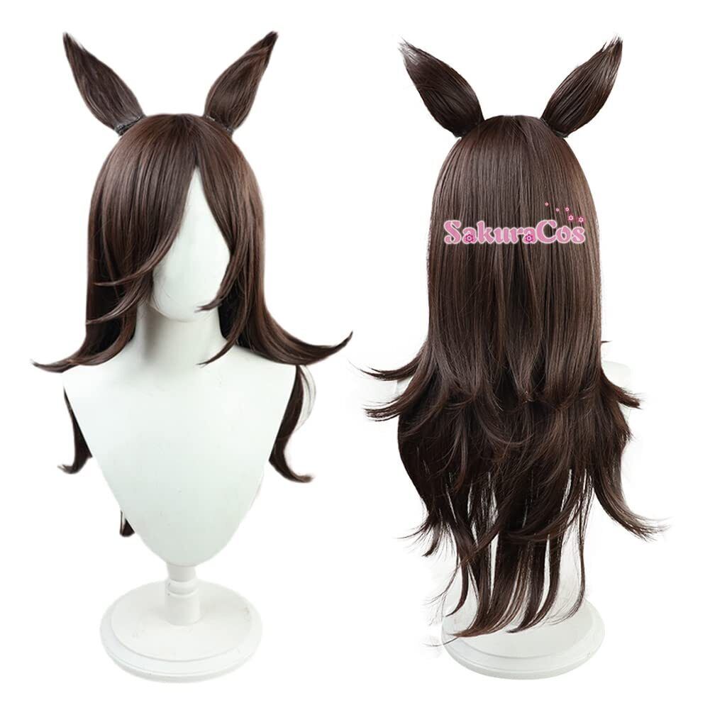 sakuracos Instant Delivery Uma Musume Pretty Derby Rice Shower Cosplay Wig