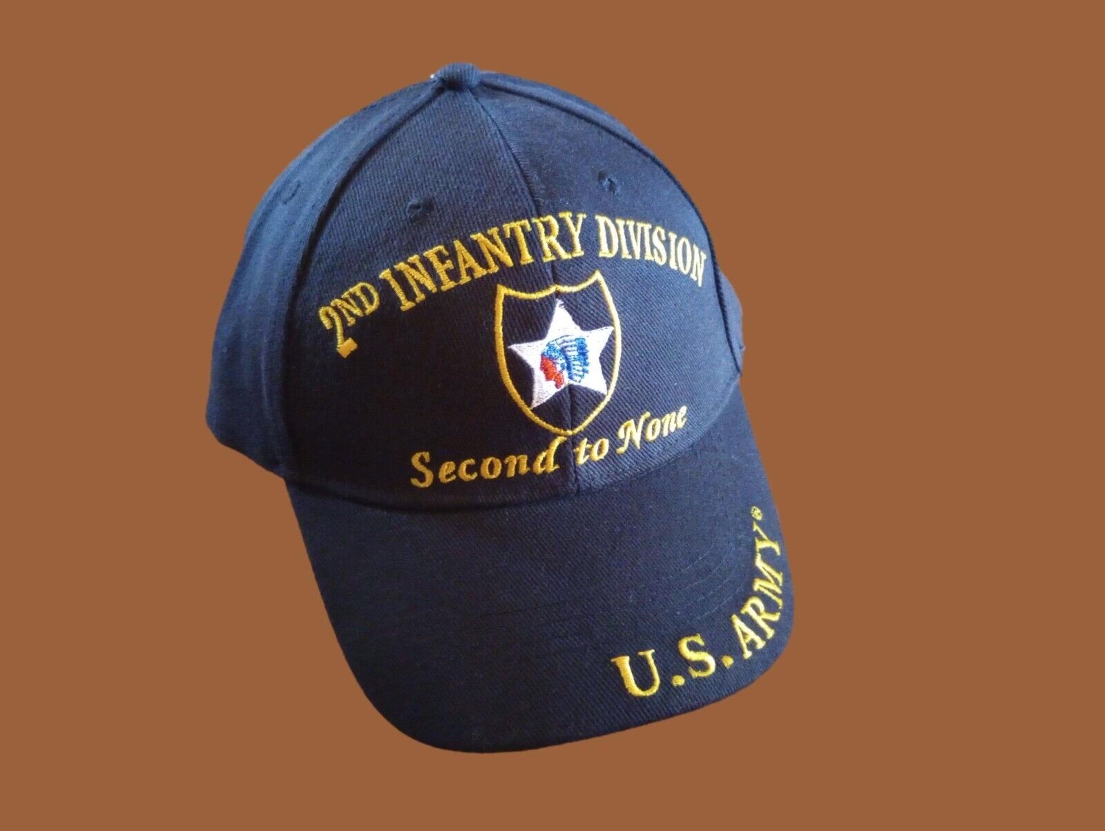 U.S Military Army 2nd Infantry Embroidered Baseball Hat U.S Army Licensed Cap