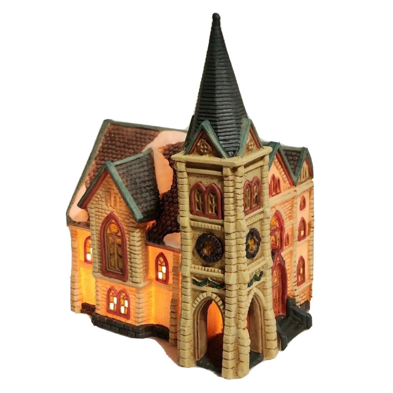 Dickens Collectables 1996 Classic Series Lighted Cathedral Church VTG BOXED