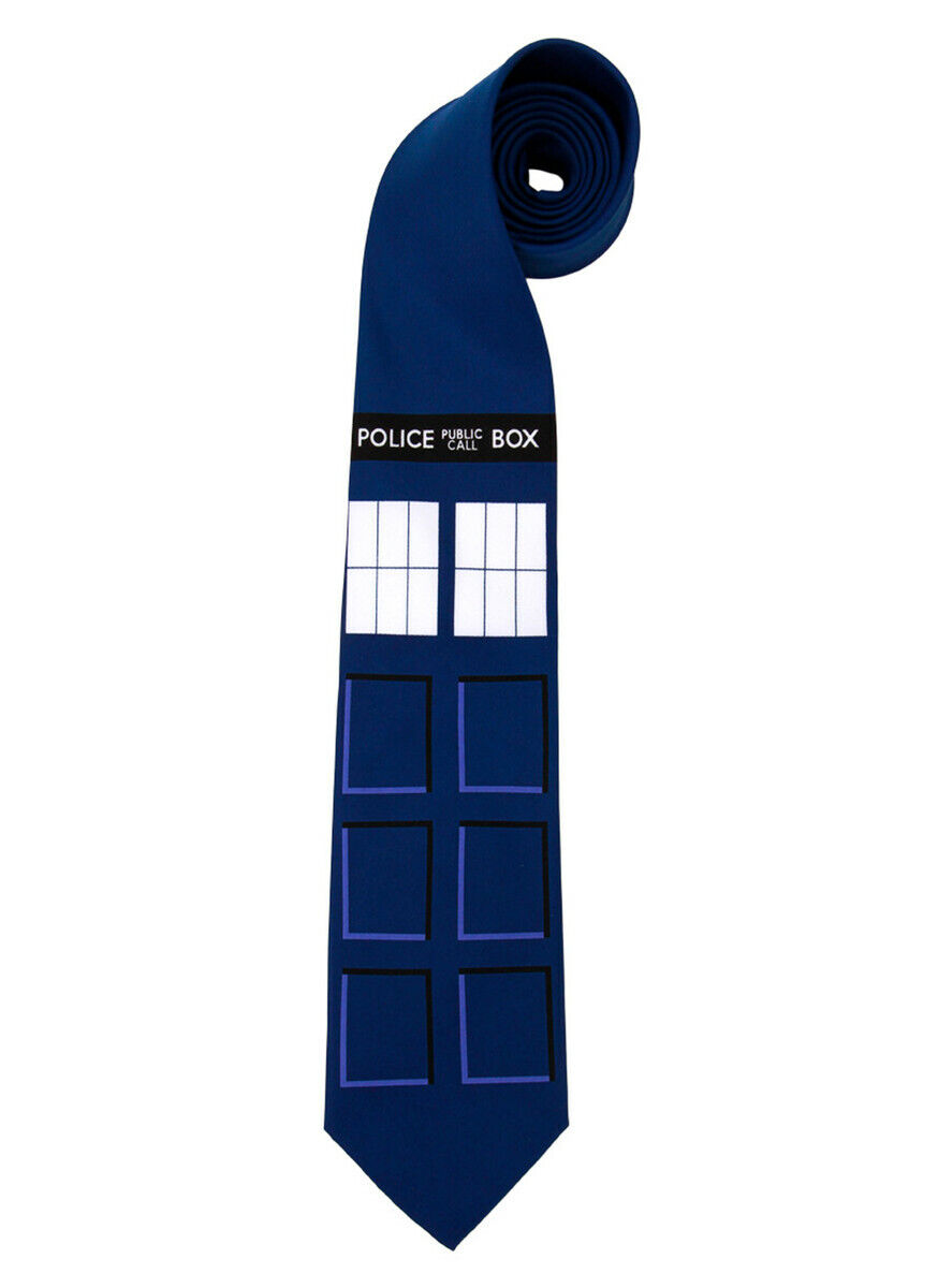 BBC Licensed Doctor Who TARDIS Necktie