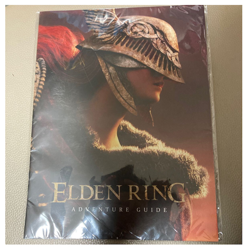 New ELDEN RING ADVENTURE GUIDE Special Pamphlet & Map Poster  Japan Limite