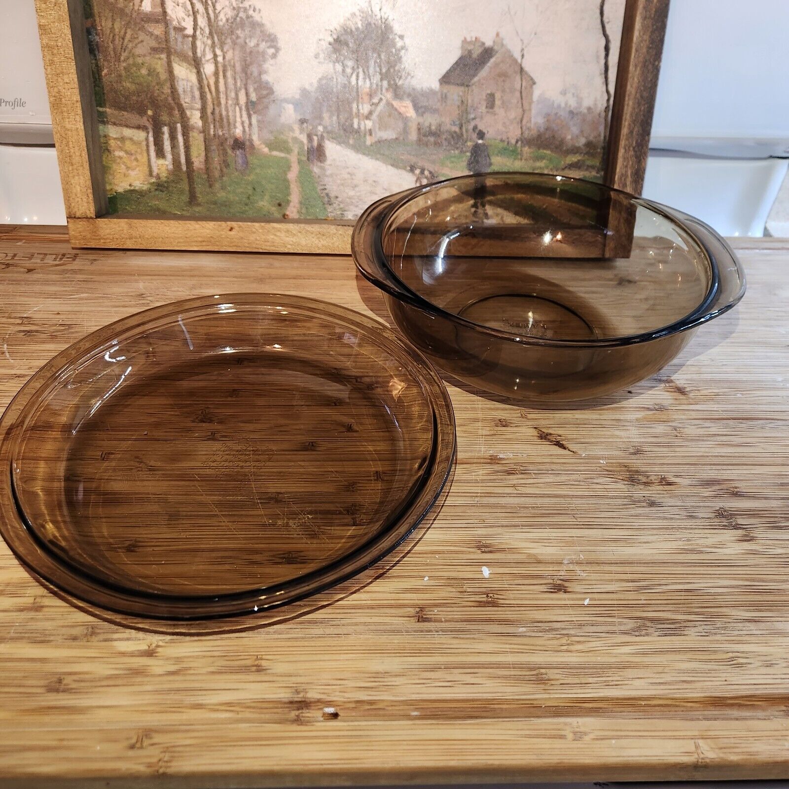 Pyrex Amber Glass Corningware