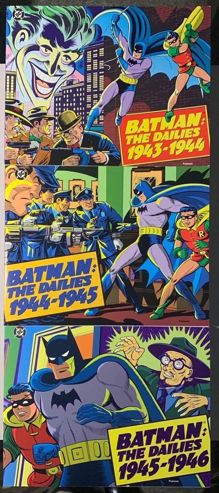 Batman : The Dailies 1943-1946 Three Volumes Set DC Comics A
