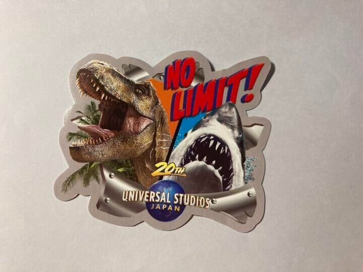 Not for sale Unused Usj 20Th Anniversary Seal Jurassic Park multicolor