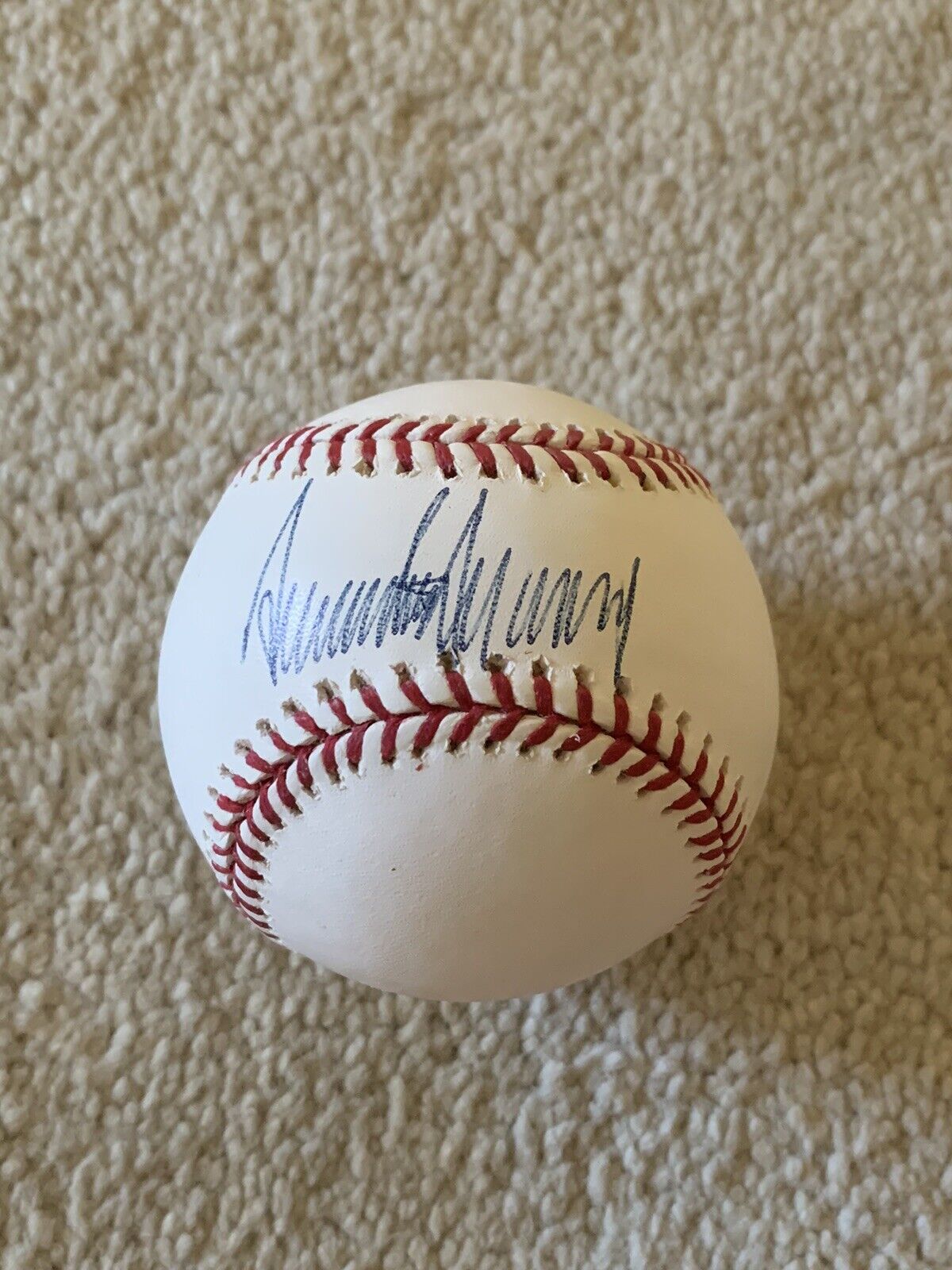 President Donald Trump Signed Autograph Official Rawlings MLB Baseball With COA