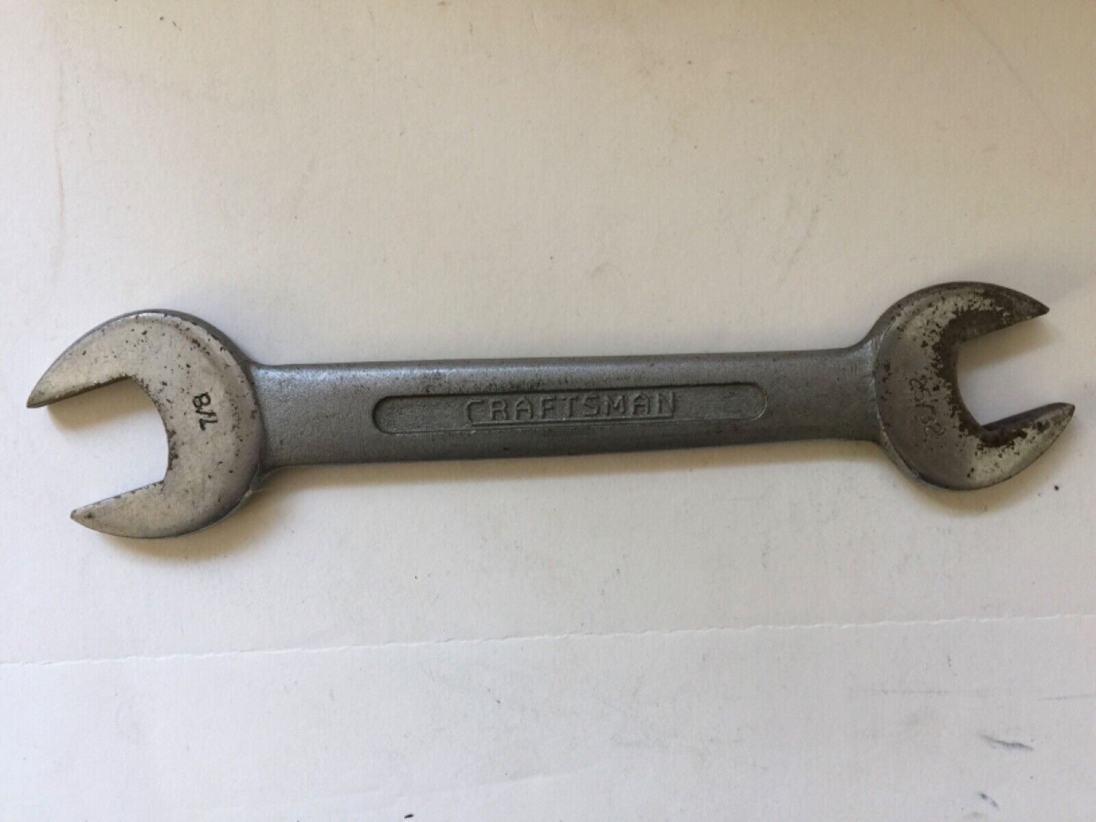 Vintage Craftsman Underlined 1031 Double Open End Wrench 7/8”, 25/32”