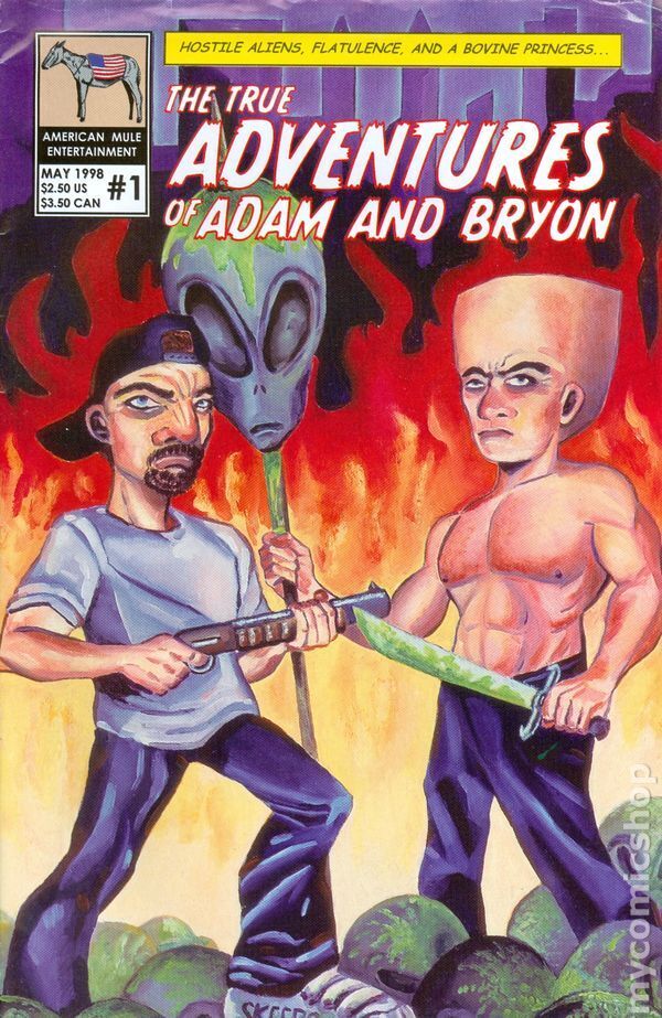 True Adventures of Adam and Bryon #1 FN 1998 Stock Image