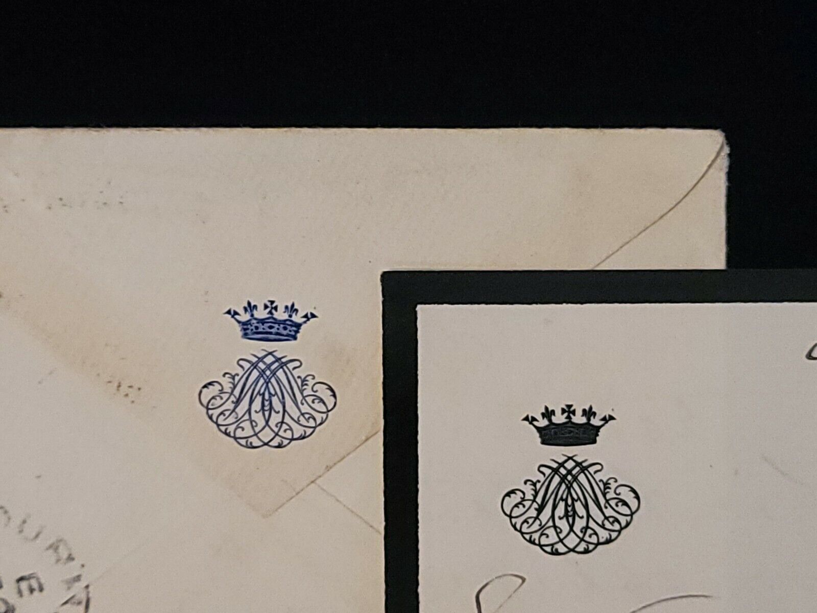 Rare 1896 Royalty Princess Mary Adelaide Cambridge Teck Signed Royal Letter Card