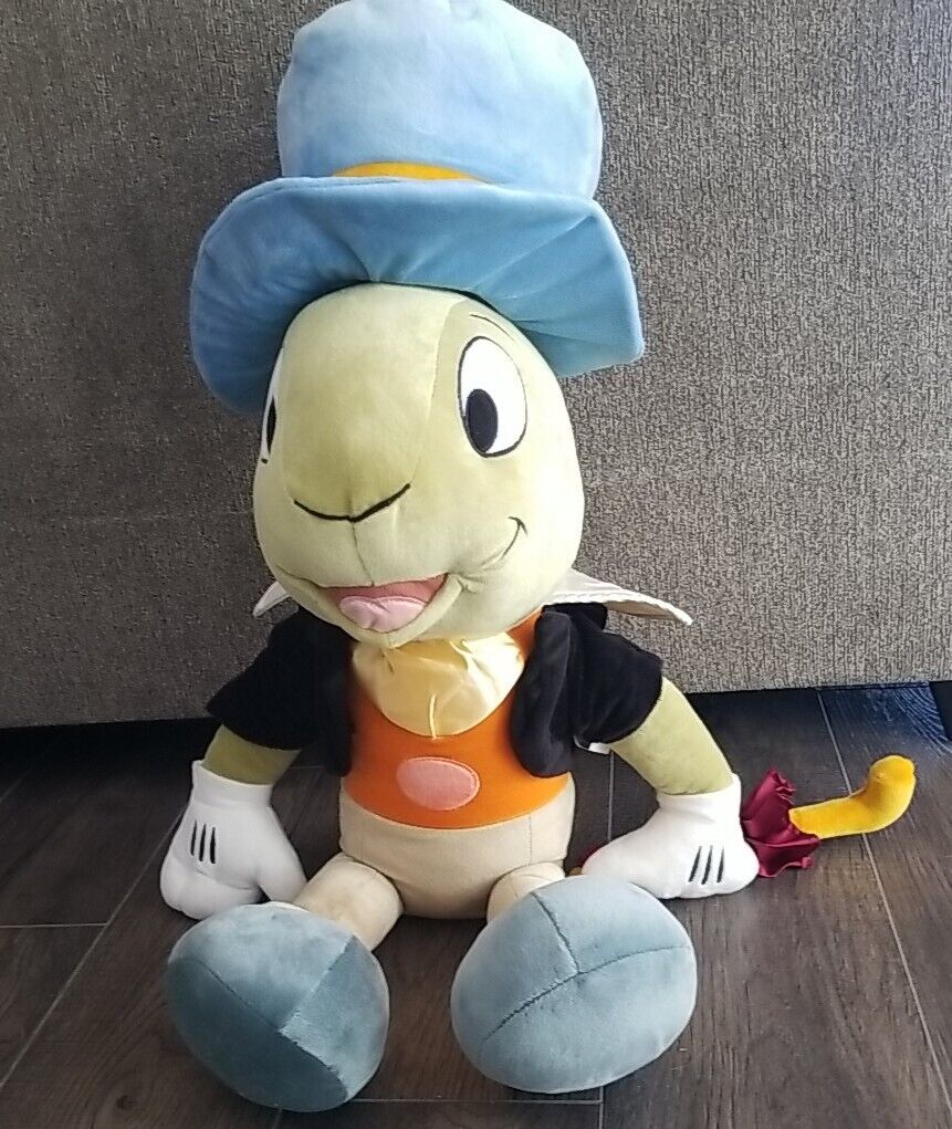 Huge Rare Disney Store Exclusive Jiminy Cricket Plush Pinocchio 35