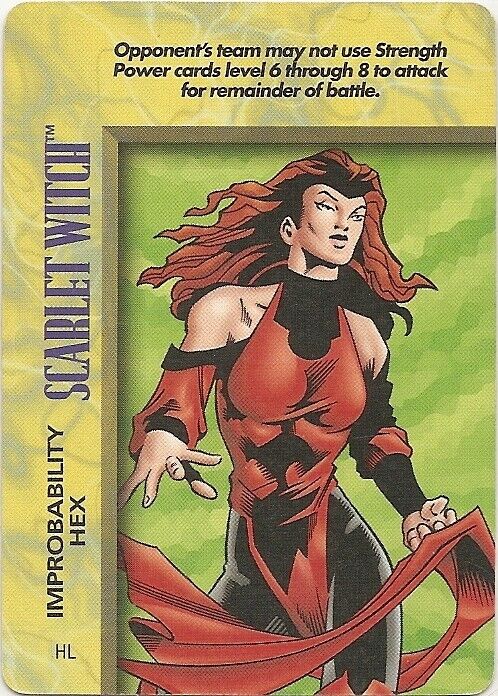 Marvel OVERPOWER IQ Scarlet Witch Improbability Hex special