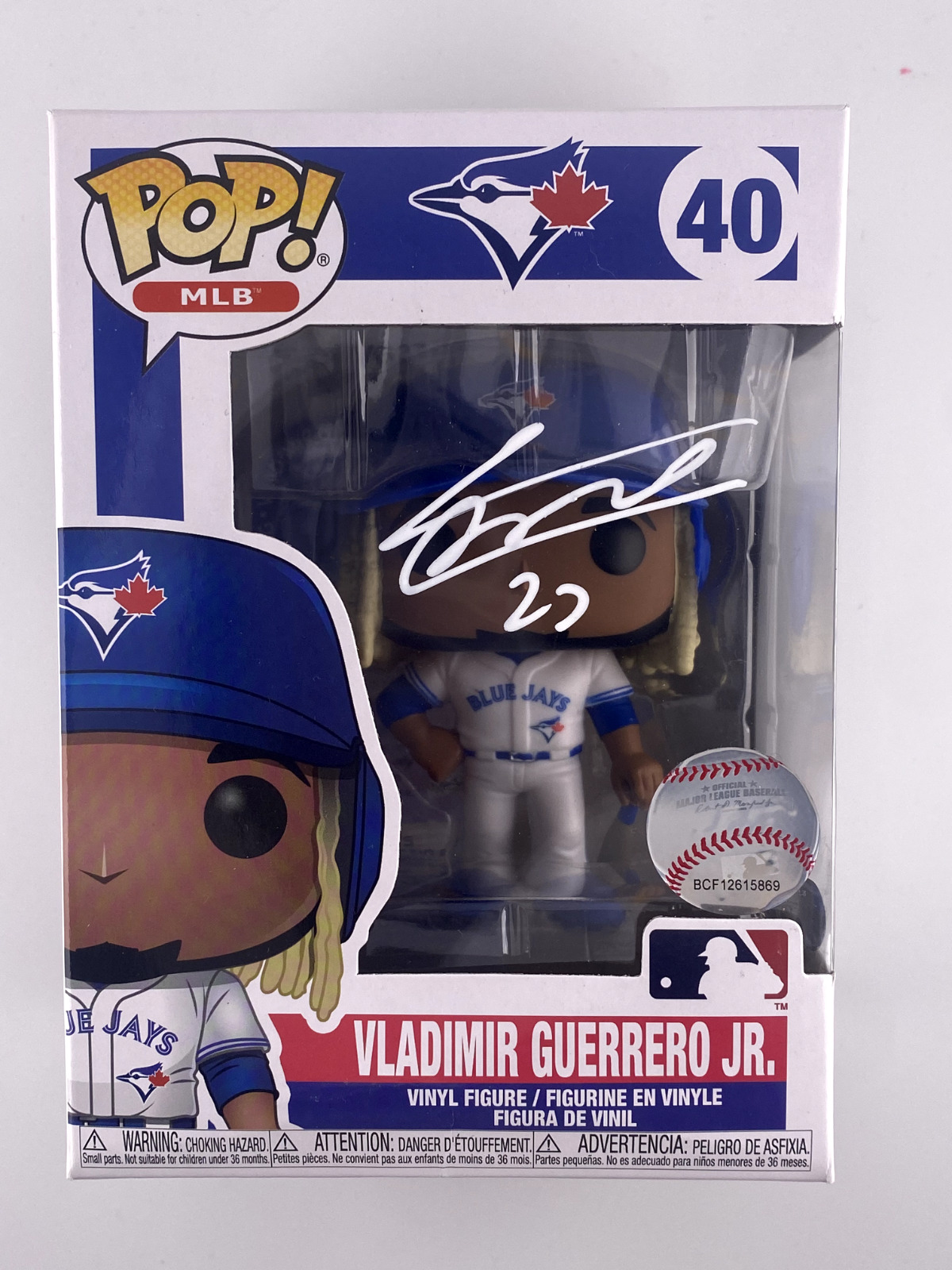 Funko POP MLB Toronto Blue Jays VLADIMIR GUERRERO JR. SIGNED AUTO #40