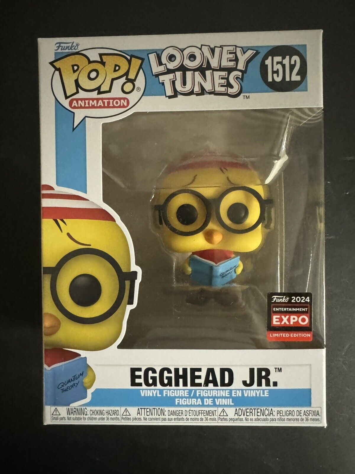 Funko Pop Looney Tunes : Egghead Jr #1512 C2E2 Shared Sticker Exclusive