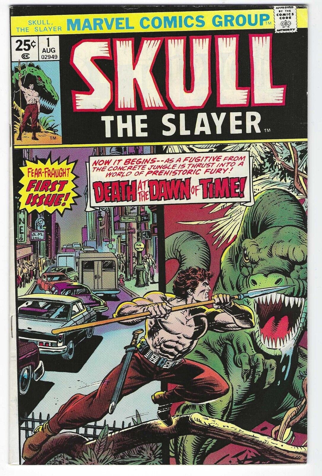 Skull the Slayer #1   Origin & 1st App. Skull   Gil Kane Cover   Marvel Fine