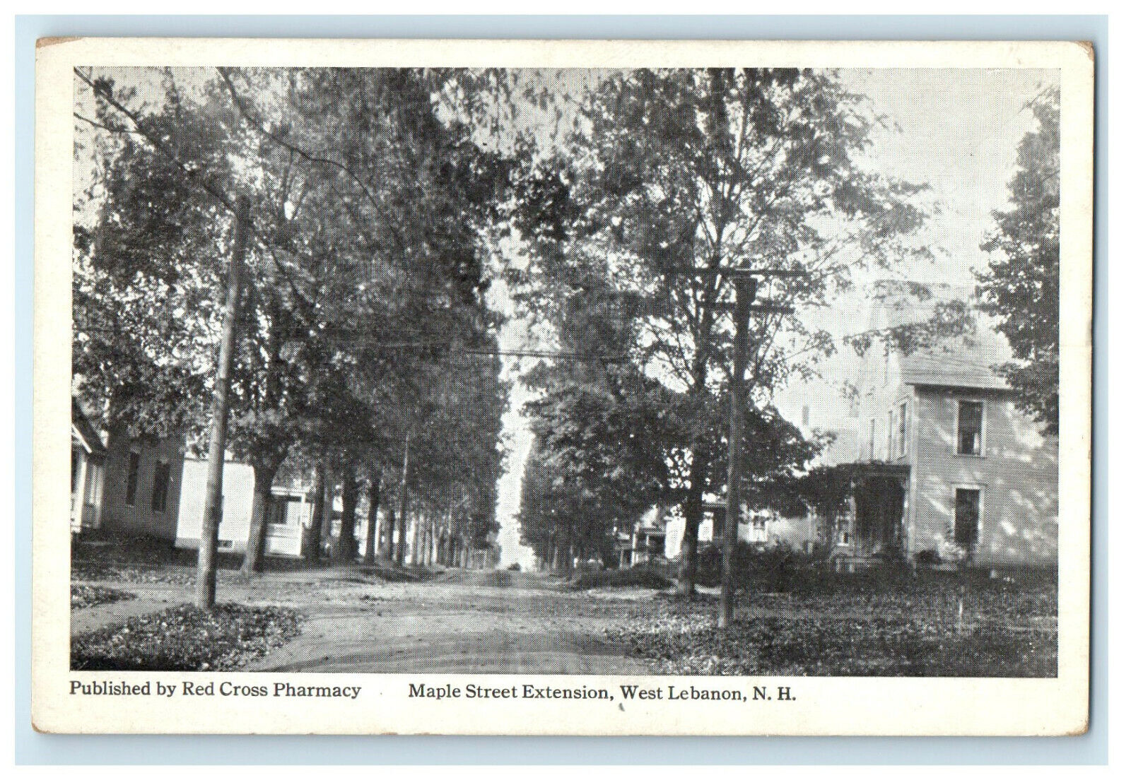 1928 Maple Street Extension, West Lebanon New Hampshire NH Posted Postcard