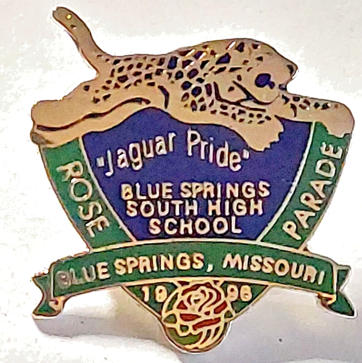 Rose Parade 1996 Blue Springs South HS Blue Springs MO Lapel Pin (082223)