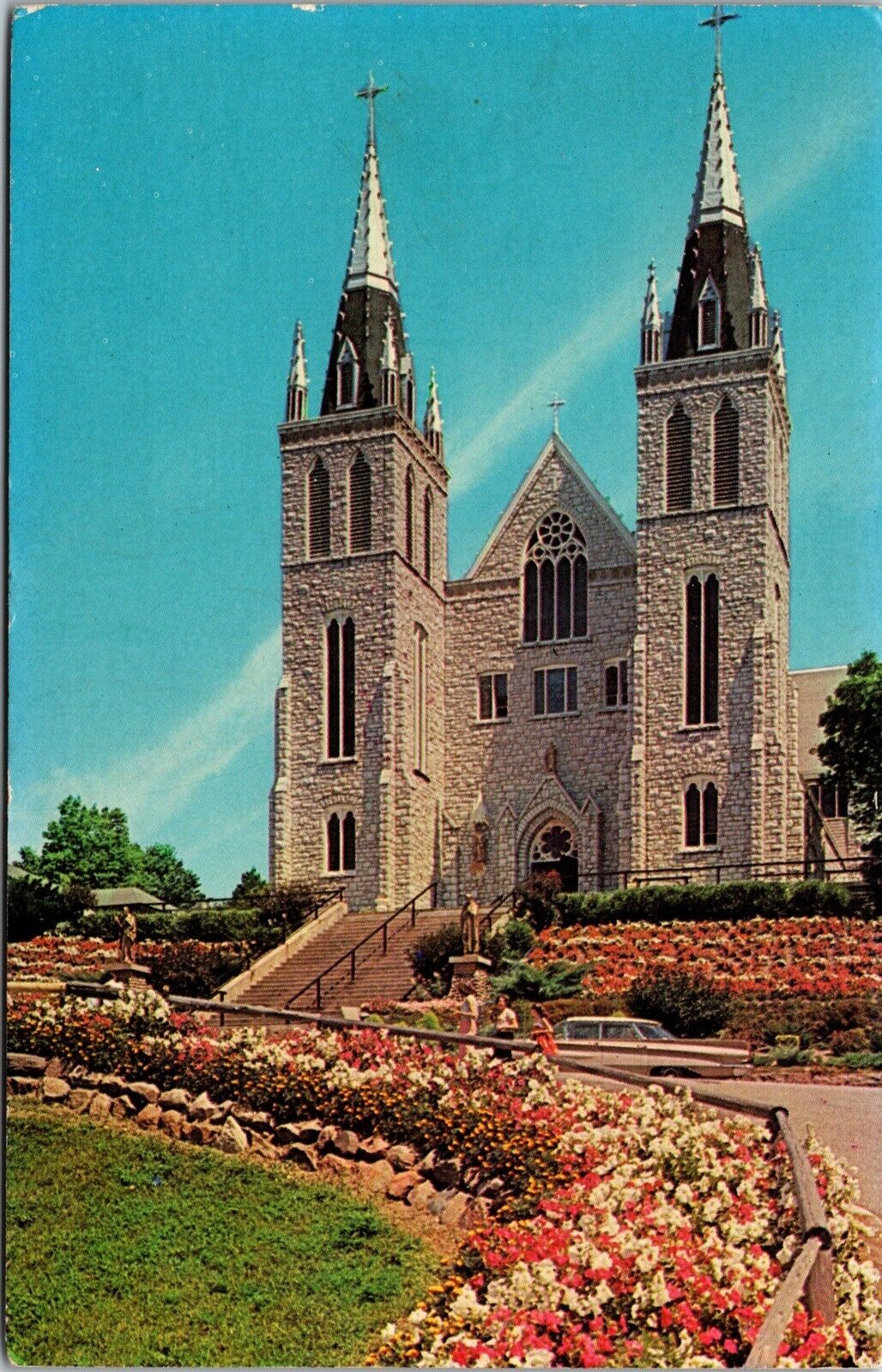 Vtg Midland Ontario Canada Martyrs Shrine Postcard