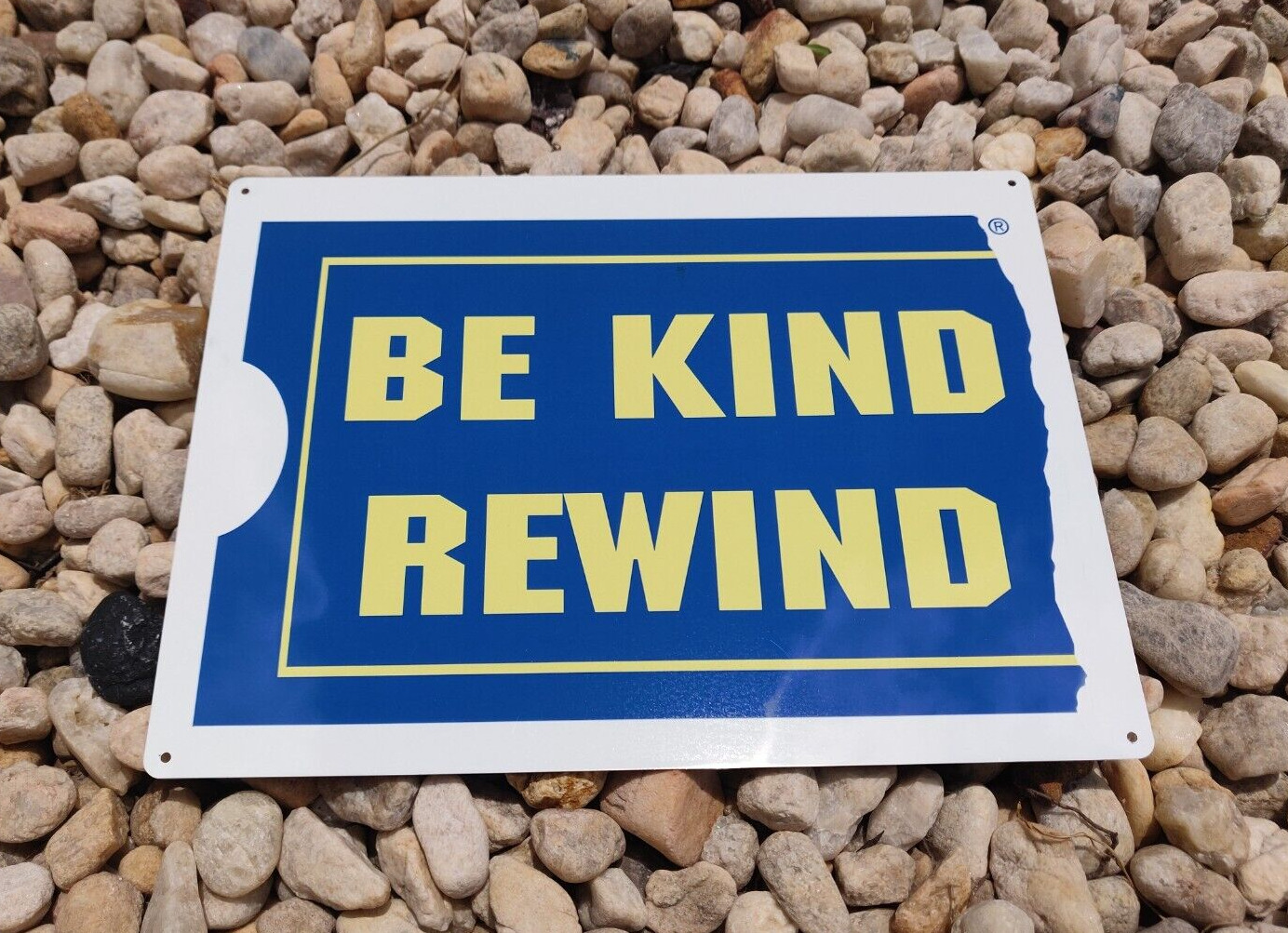 Be Kind Rewind Blockbuster Video Classic Metal Sign 9x12 inches New 50009