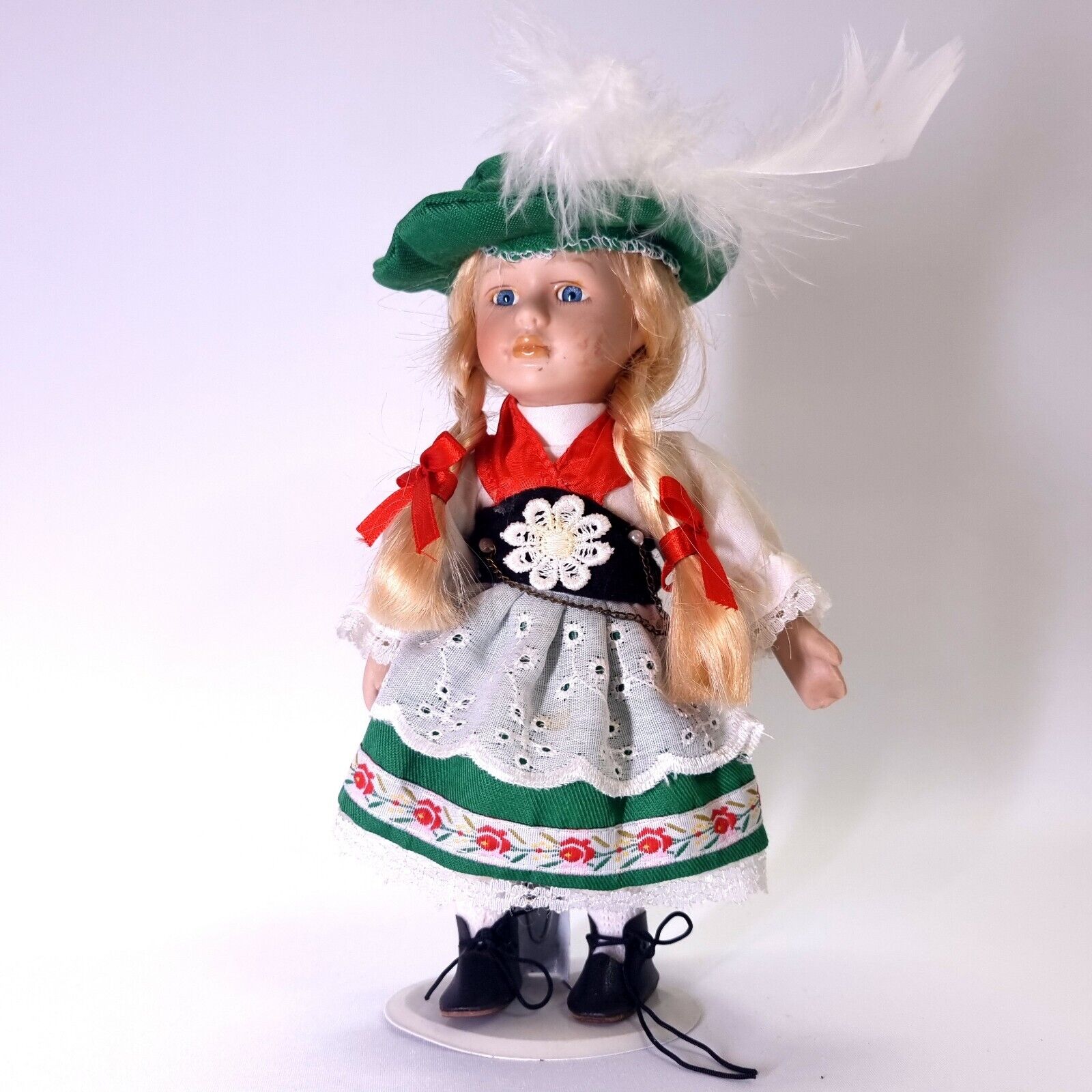 Vintage Old 1950s Bavarian Doll Collectable German Schmider Kathi Folklore