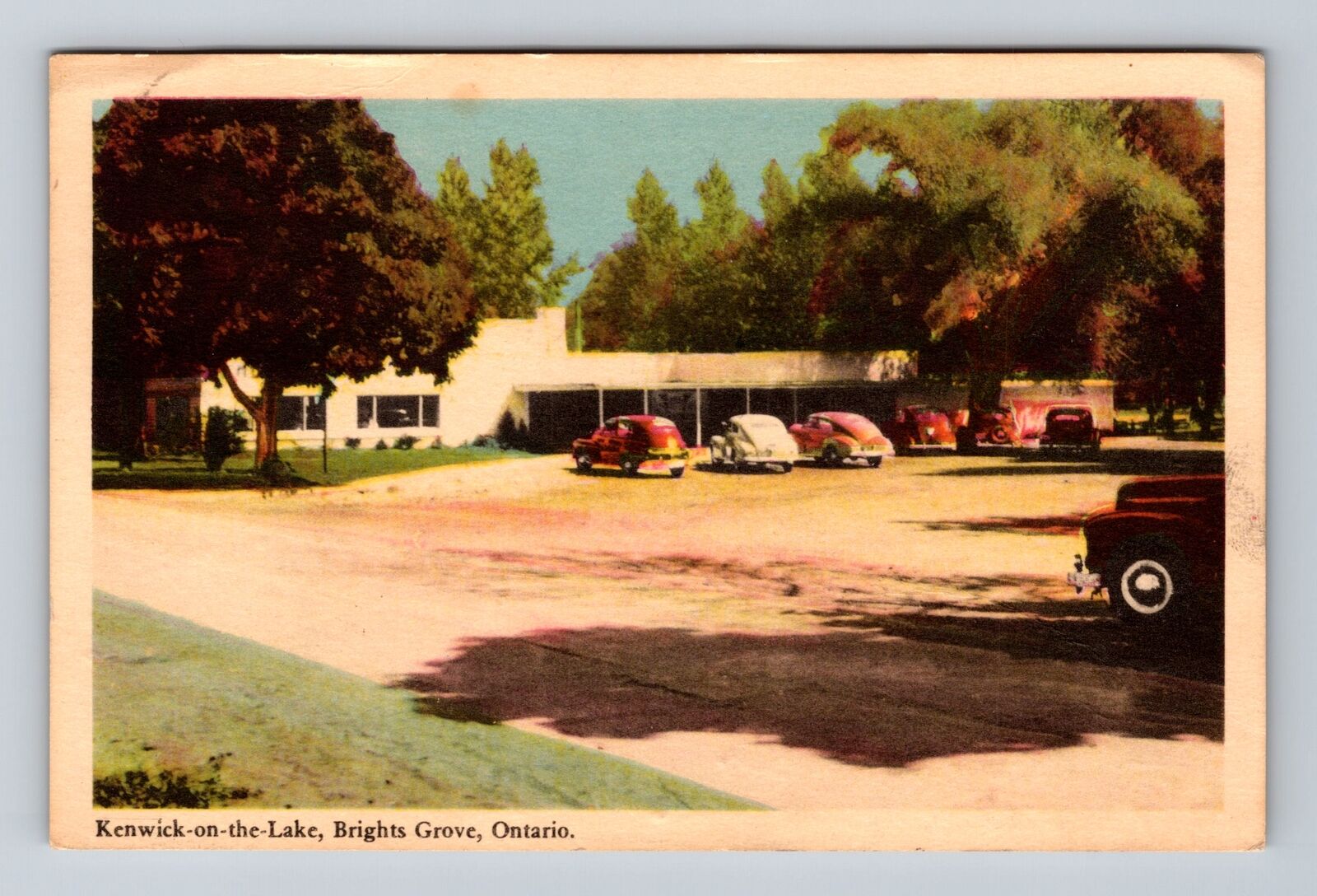 Brights Grove Canada, Kenwick-on-the-Lake, Advertising, Vintage c1952 Postcard