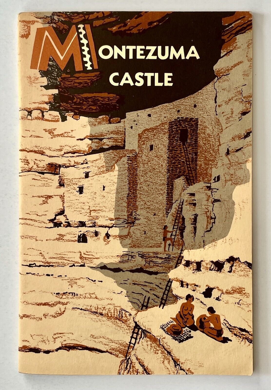 1961 Montezuma Castle Arizona National Monument Vintage Travel Handbook Booklet