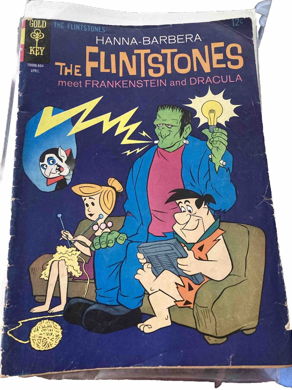 The Flintstones Meet Frankenstein And Dracula Comic 1966