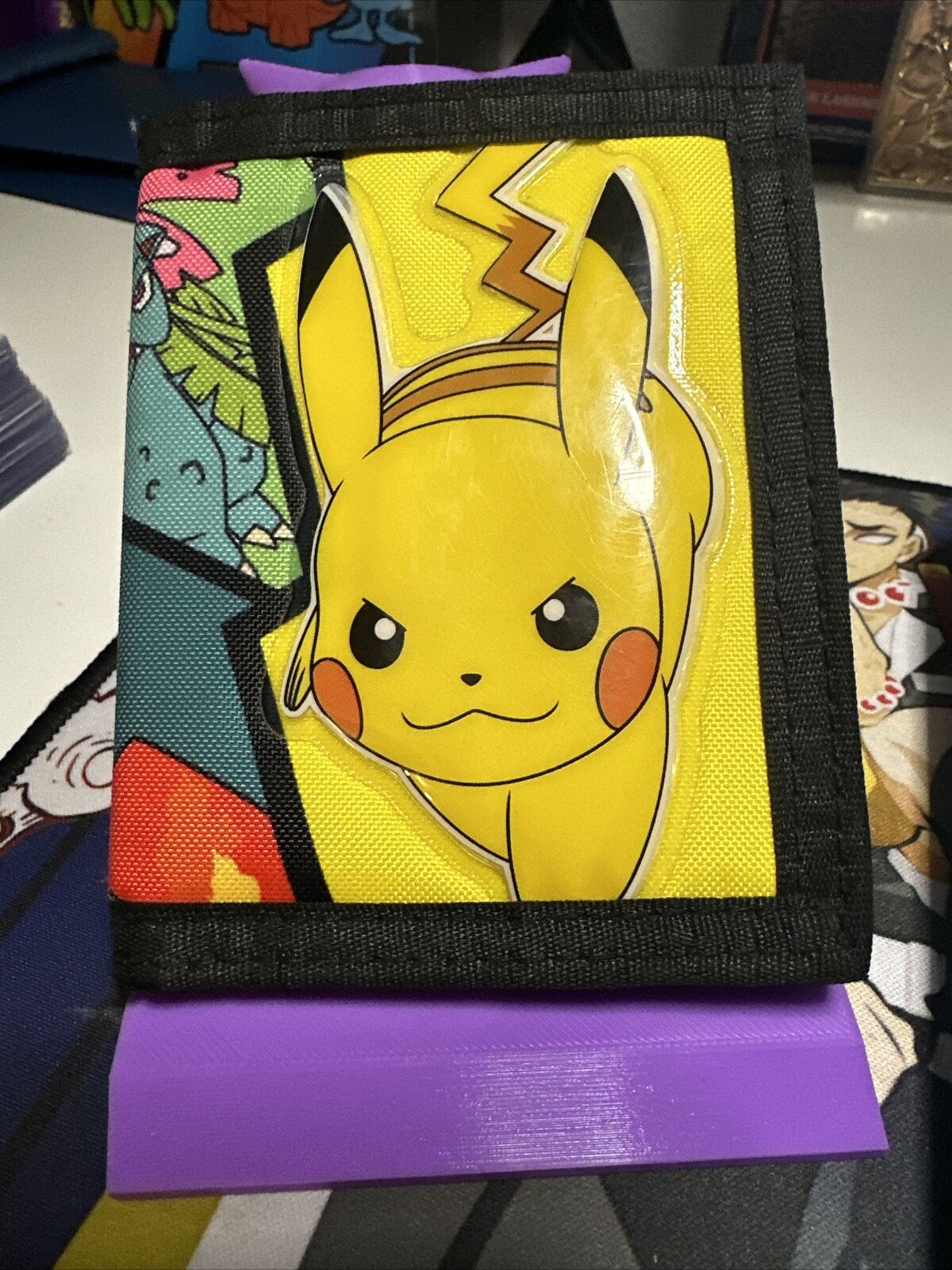 Pokemon Pikachu and Friends Trifold BioWorld Nylon Wallet