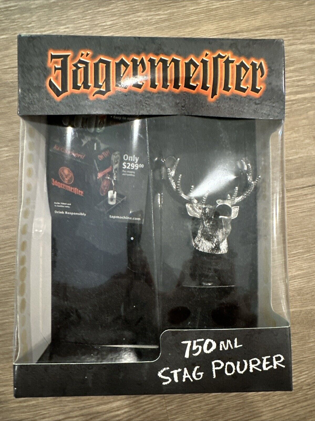 Genuine Jägermeister Stag Jager Stag Deer Head Bottle Pourer New
