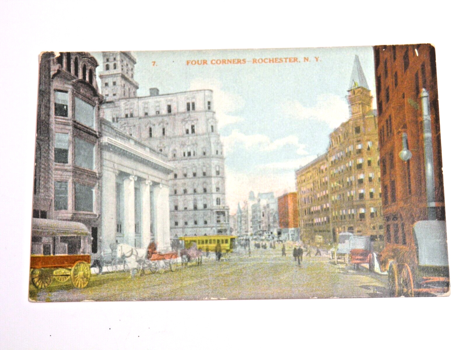 Rochester New York Four Corners Postcard