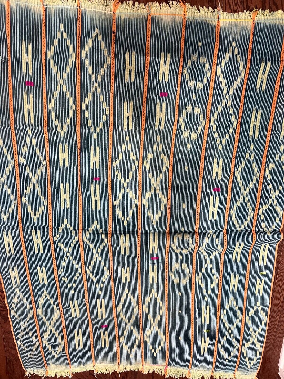 Hand woven Baule Stripwoven Textile Ivory Coast African Art 56\