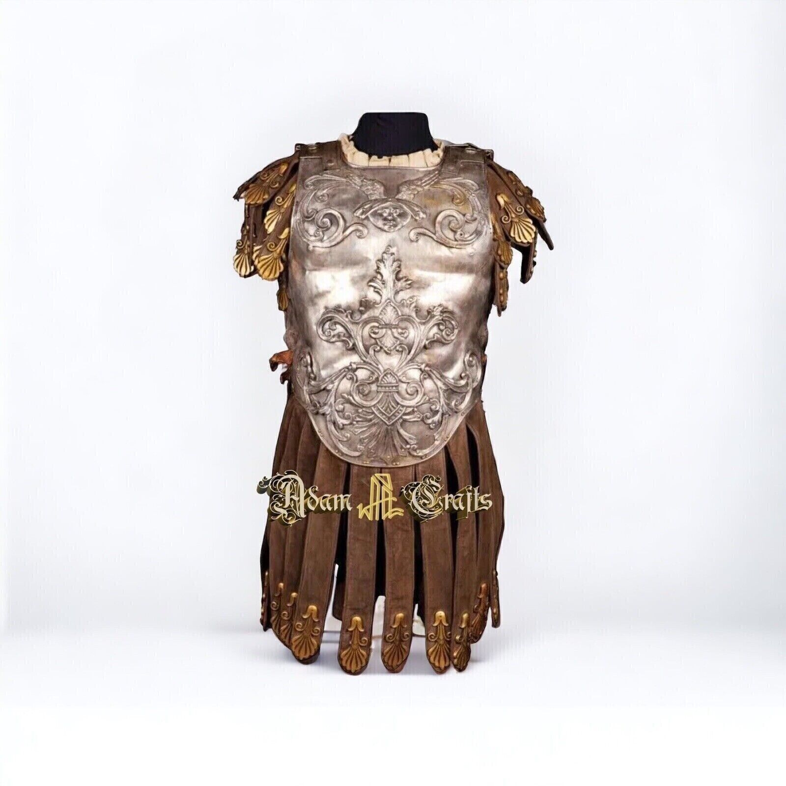 Armor Knight Embossed Breastplate Roman Muscle Medieval