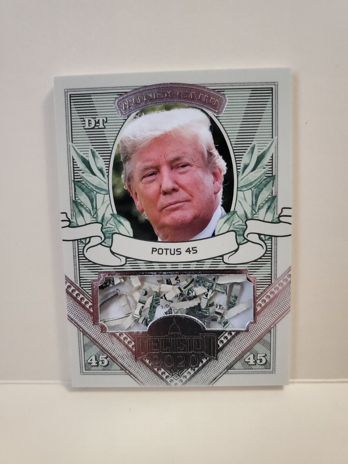 POTUS 45 Donald Trump 2020 Decision Money Card #MO01 (Rare Short Print)