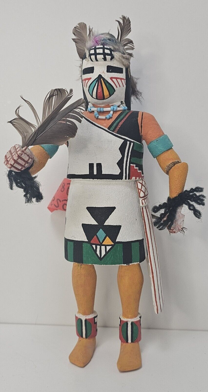 Artist Signed Handcrafted Native Kachina Doll Zuni (?)