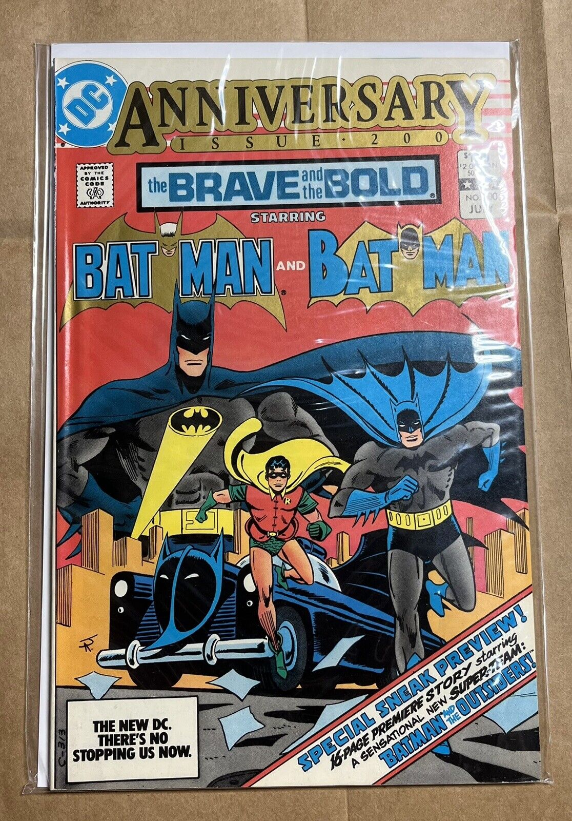 THE BRAVE & THE BOLD 200 Anniversary Issue 1983 VF BATMAN ROBIN First Outsiders