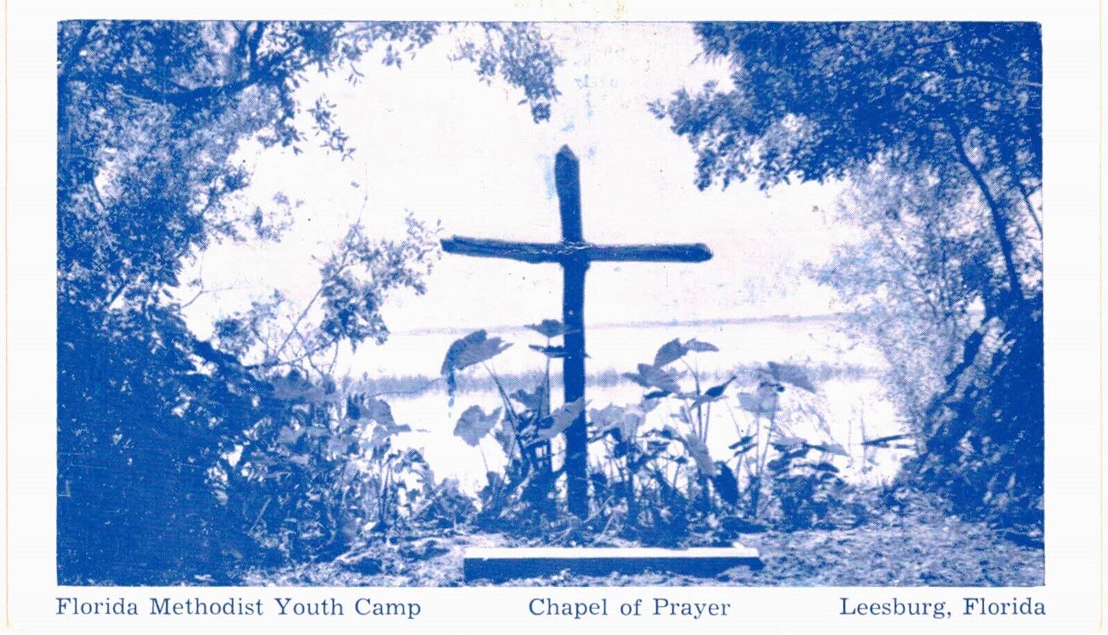 Leesburg Florida Methodist Youth Camp Chapel Of Prayer  1960  FL 