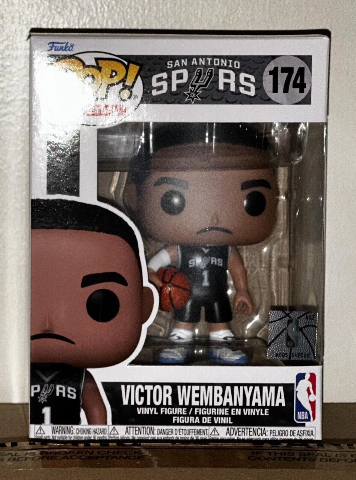 Victor Wembanyama Funko Pop #174 San Antonio Spurs NBA ROOKIE ON HAND US SELLER