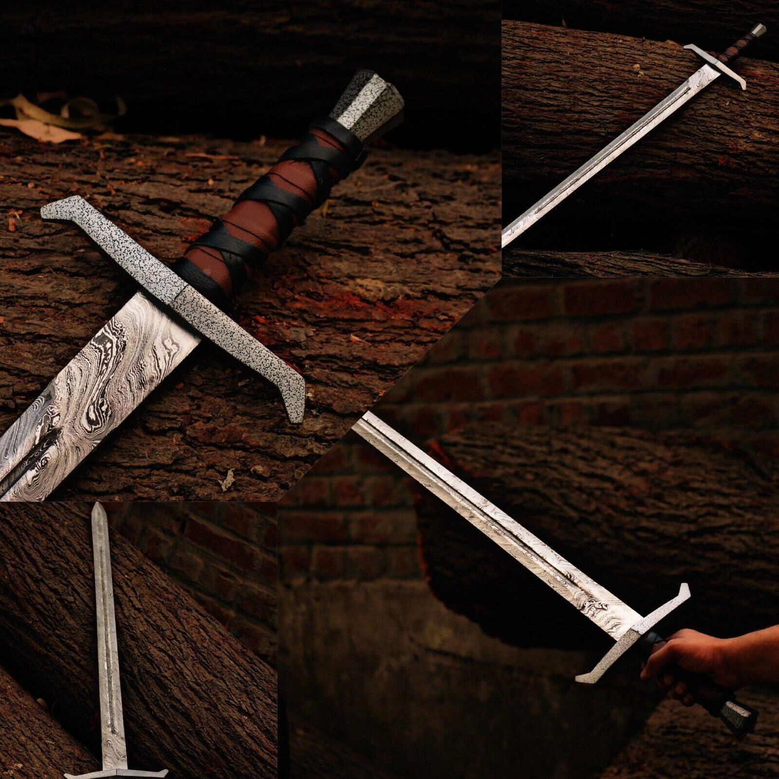 Handmade MEDIEVAL Swords, Damascus Swords, Viking Swords, Battle ready sword