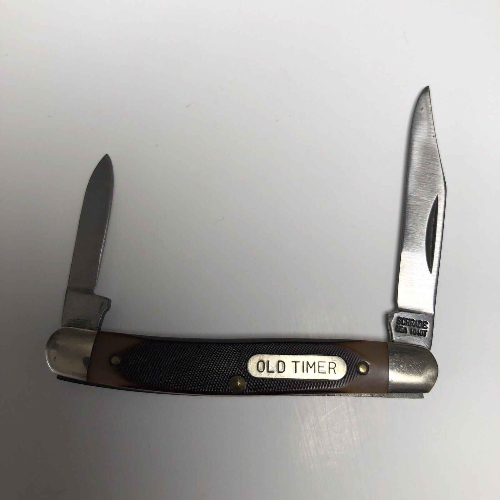 Vintage Schrade USA 1040T Old Timer 2-Blade Pocket Knife EXCELLENT - 507