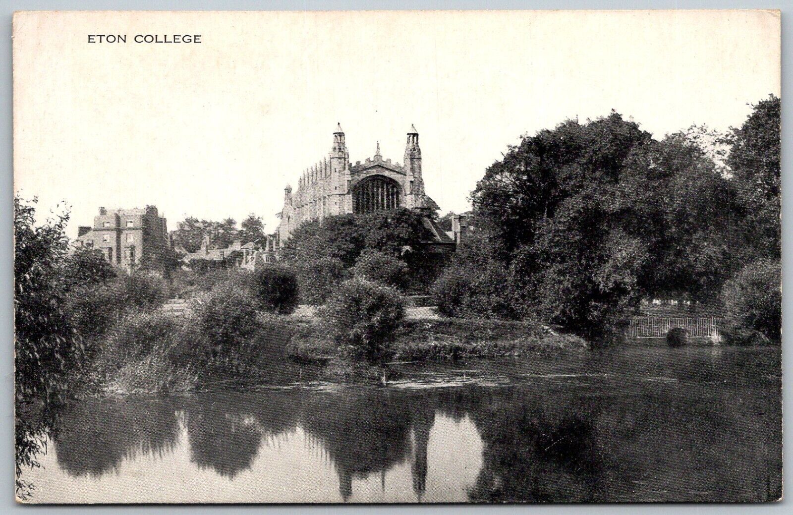 Eton England c1910 Postcard Eton College