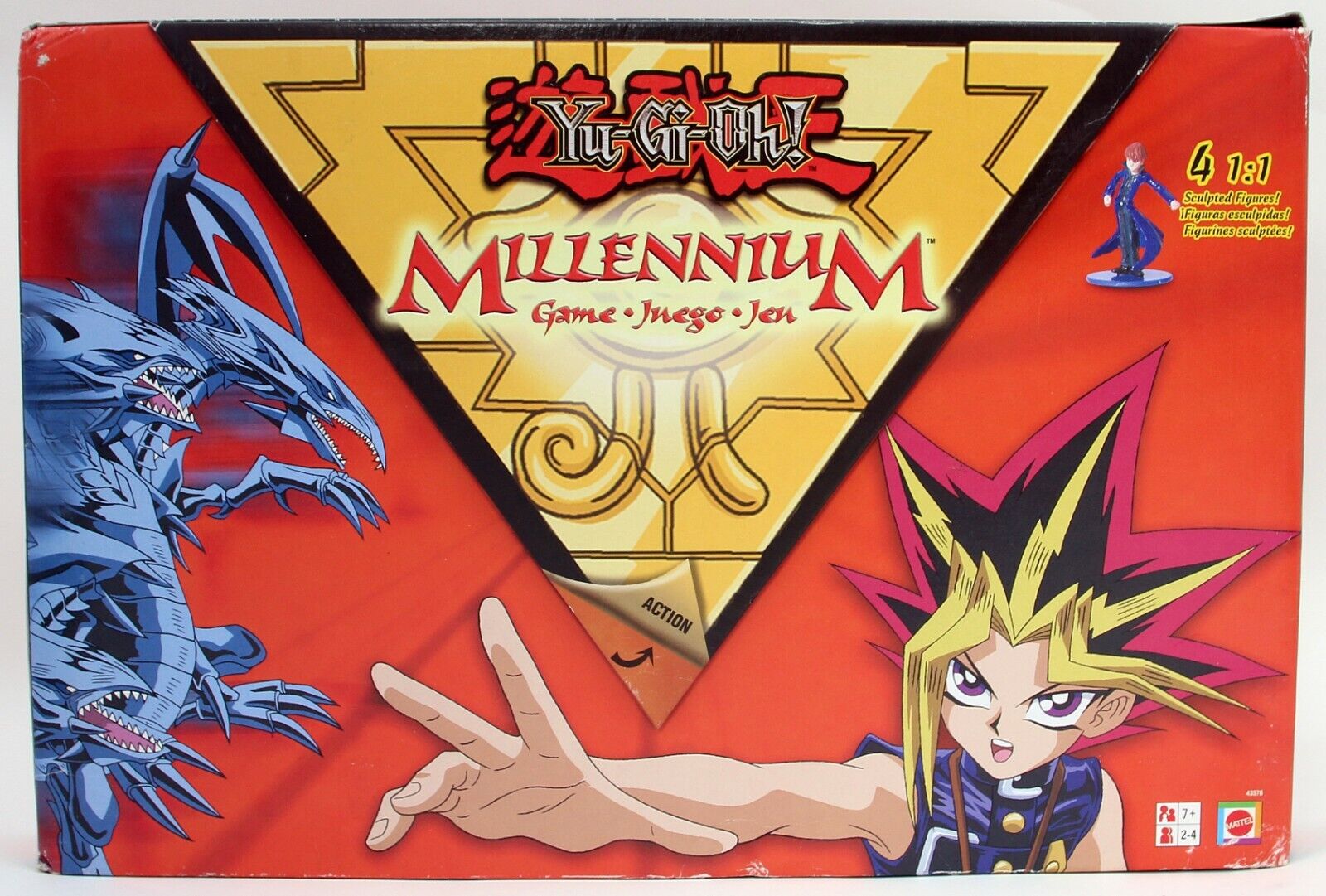 Mattel Board Game Yu-Gi-Oh Millennium Strategy Family Juego Jen Battle 