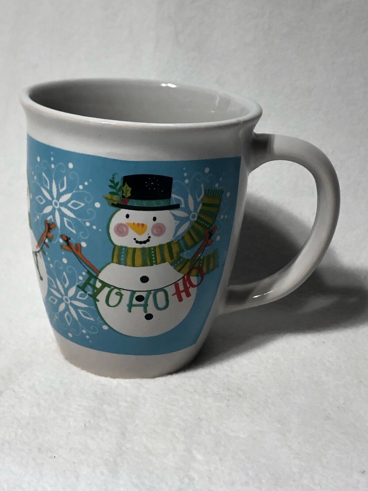 Snowman Christmas Holiday Mug / Fa La La, Joy, Ho Ho Ho Royal Norfolk