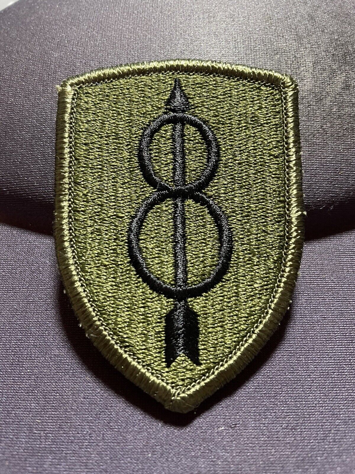 8TH INFANTRY DIVISION US ARMY MILITARY PATCH SUBDUED #2