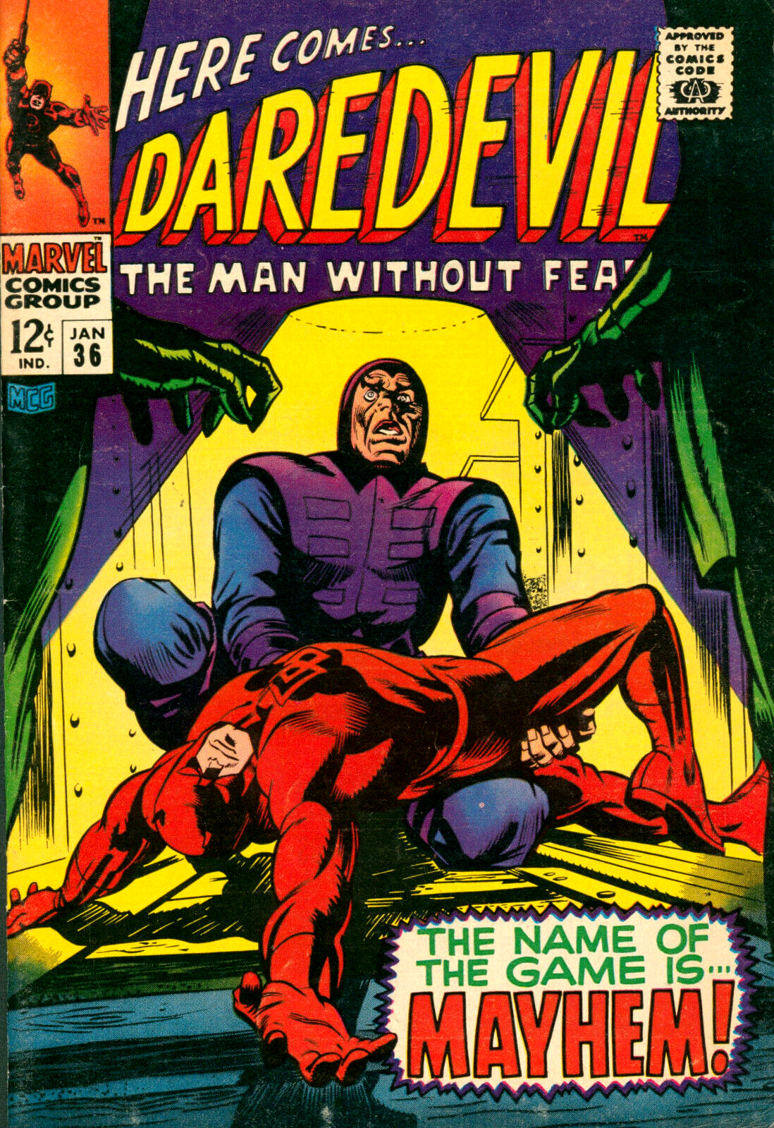 Daredevil #36 Marvel Comics 1968 FN/VF