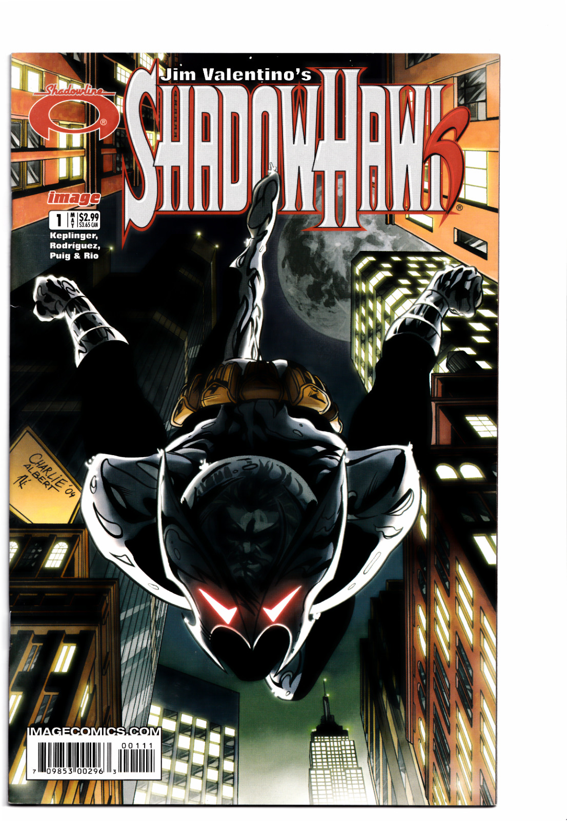 ShadowHawk (4th Series) #1; Image VeryFine/Near Mint