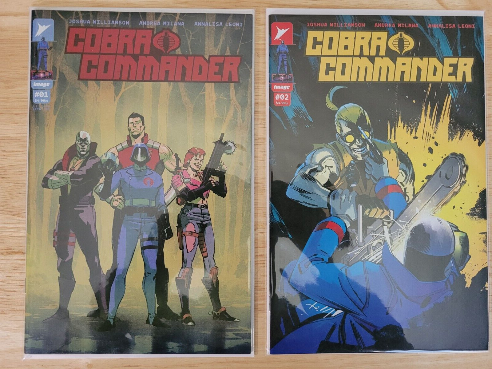 Cobra Commander 1-5 Set VF GI Joe Image Energon Universe 2024 Full Run