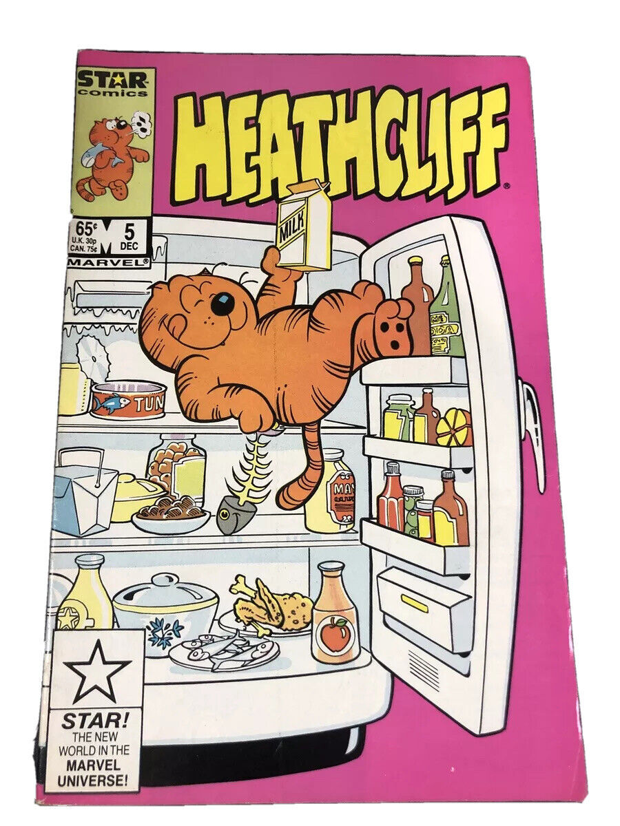 Heathcliff #5 Dec 1985 Marvel Star Comic Book