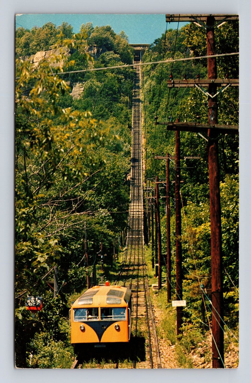Chattanooga TN-Tennessee, The Incline Up Lookout Mountain Vintage Postcard