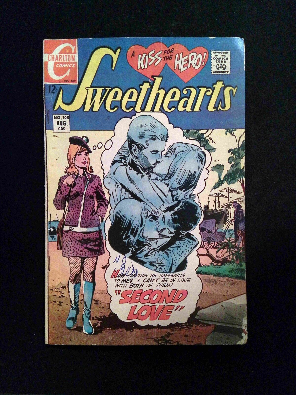 Sweethearts Vol.2 #105  CHARLTON  Comics 1969 VG/FN