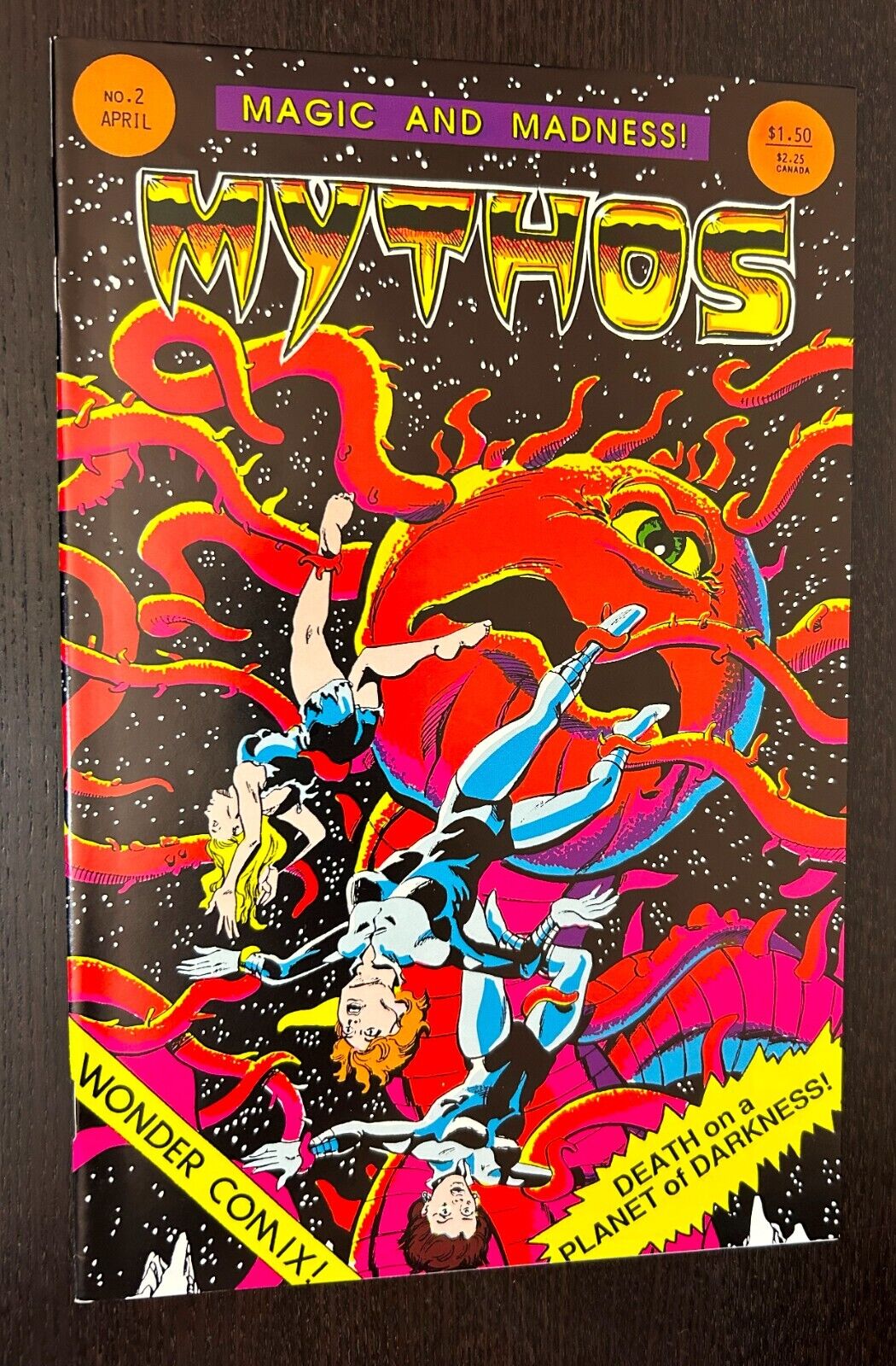 MYTHOS #2 (Wonder Comix Comics 1987) -- Independent Horror -- VF/NM